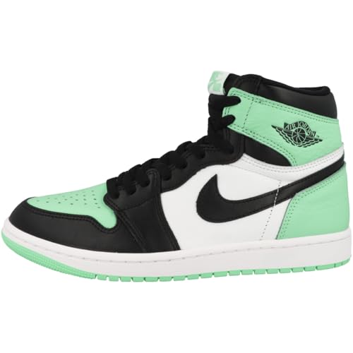 Nike Air Jordan 1 Retro High OG Men's Shoes White/Black-Green Glow DZ5485 130 - Size 12 -