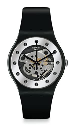 Swatch SILVER GLAM Unisex Watch (Model: SO29B109) -