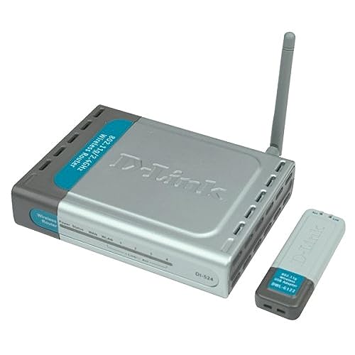 D-Link DWL-922 Wireless USB Network Router/Adapter Kit, 802.11g, 54Mbps, Includes DI-524 & DWL-G122 -