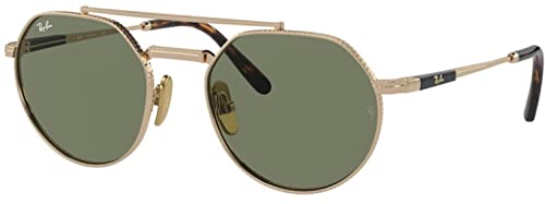 Ray-Ban RB8265 Sunglasses Bundle: RB 8265 JACK II TITANIUM 313852 Jack Ii Titanium Arista Green and Eyewear Cleaning Kit -