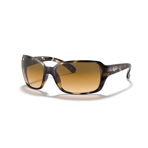 Ray-Ban RB4068 710/51 60MM Light Havana/Crystal Lens Brown Gradient Sunglasses For Women + BUNDLE with Designer iWear Eyewear Kit -