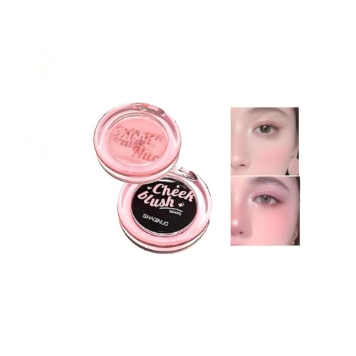 2 Pack Gradient Blush - Crystal Clear Case, Color-Shifting & Long-Lasting Cheek Makeup, Buildable Blush Duo for Natural Flush -