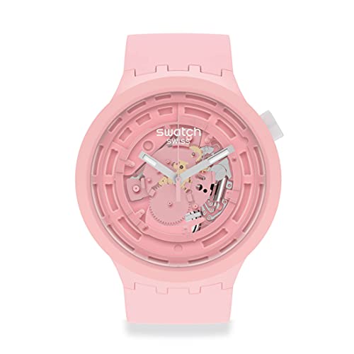 Swatch C-PINK Unisex Watch (Model: SB03P100) -