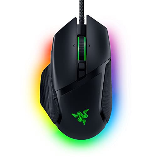 Razer Basilisk V3 Customizable Ergonomic Gaming Mouse: Fastest Gaming Mouse Switch - Chroma RGB Lighting - 26K DPI Optical Sensor - 11 Programmable Buttons - HyperScroll Tilt Wheel - Classic Black -