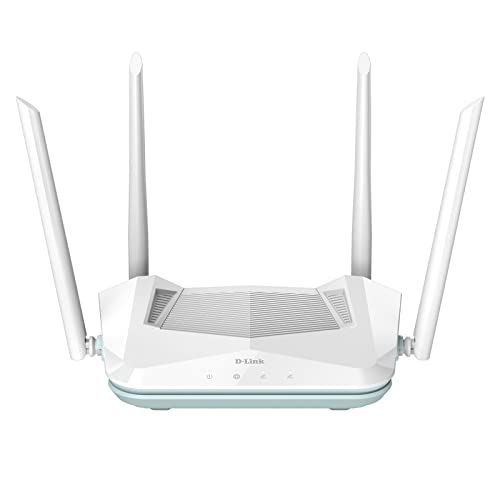 D-Link WiFi 6 Router, AX1500 Ai Series 802.11AX Smart Home Wireless Internet Gigabit Dual Band Network System (R15) -