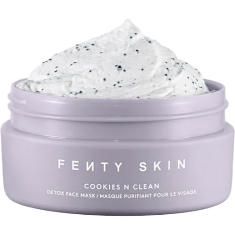 Fenty Skin Cookies N Clean Whipped Clay Pore Detox Face Mask with Salicylic Acid + Charcoal 2.5 oz/ 75 mL -