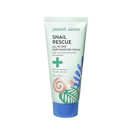 Peach Slices Snail Rescue All-In-One Deep Moisture Cream -