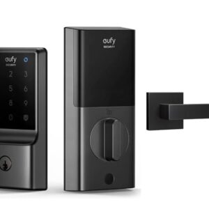 eufy Security Video Smart Lock C210 Pack with Square Door Handle -