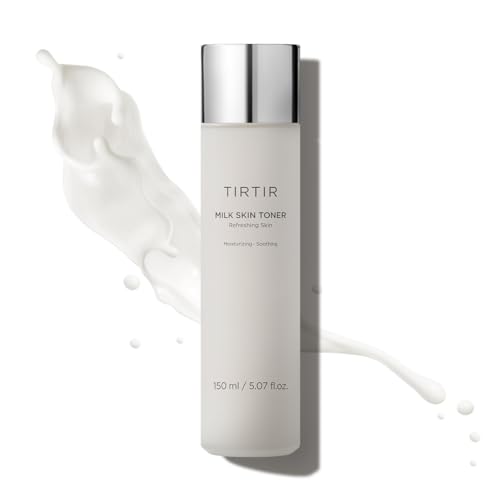 TIRTIR Milk Skin Rice Toner - Deep Moisturizing, Hydrating and Refreshing for face, Niacinamide, Ceramide, Rice Bran Extract, Nature-Oriented Ingredients, Korean Skin Care, Vegan, 150ml / 5.07 fl.oz. -