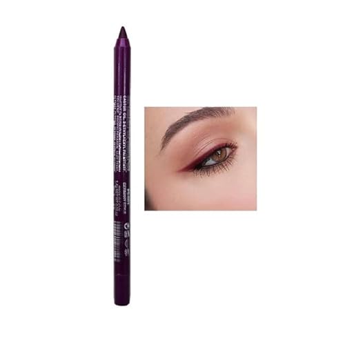 Xiahium Gel Eyeliner 1PC Cat Eye Makeup Pen Matte Shimmer Waterproof Sumdge-proof Strong Pigmented Long Lasting Eye Liner Pencil -