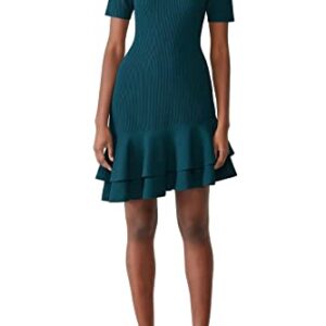Diane von Furstenberg Rent the Runway Pre-Loved Adeline Pullover Dress, Green, X-Small -