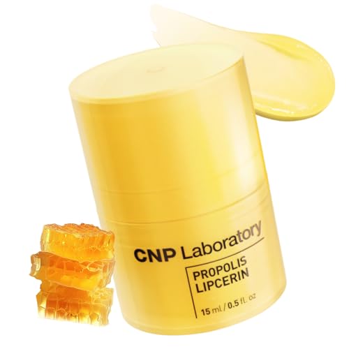 CNP Honey Lip Butter - Propolis Lipcerin™ 01 Original, Hydrating Overnight Manuka Lip Balm & Mask, 12hrs Long-lasting Moisture, Gifts for Women, Korean Skin Care, 0.5 fl.oz. -