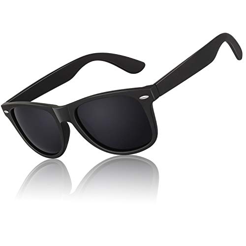 LINVO Polarized Sunglasses for Men Driving Sun glasses Shades 80's Retro Style Square -
