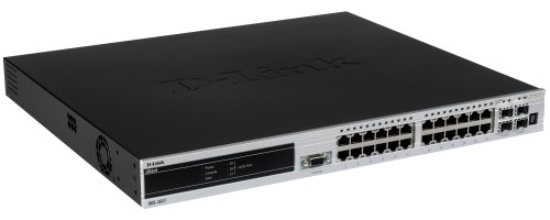 Xstack Managed 24-Port Gigabit Stackable L3 Switch, 4 Sfp Combo Ports, 3 10-GIG -