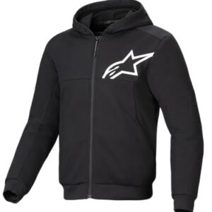 Alpinestars Chrome V2 Sport Hoodie 2XL, Black/White -