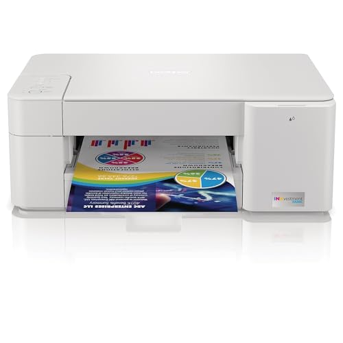 Brother MFC-J1205W INKvestment -Tank Wireless Multi-Function Color Inkjet Printer with Up to 1-Year in Box, Works with Alexa -