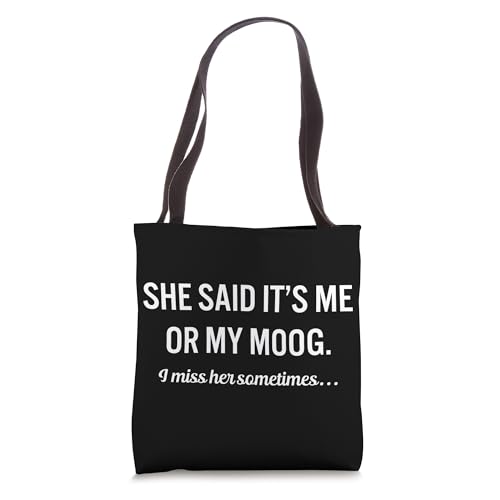 Funny Moog Quote Instrument Music Tote Bag -