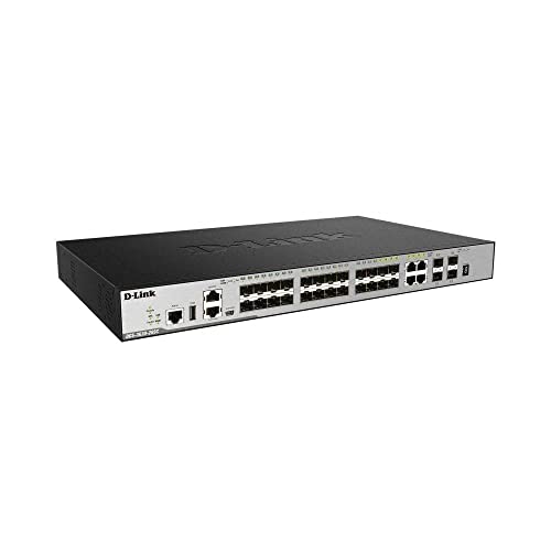 D-Link Systems DGS-3630-28SC/SI DGS-3630 Series 28-Port L3 Fully Managed Gigabit Switch -