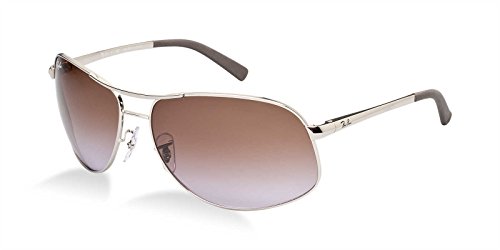 Ray-Ban RB3387 - 003/68 Sunglasses Silver/ Purple Violet Gradient 64mm -