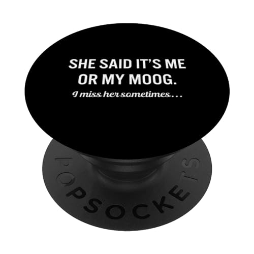 Funny Moog Quote Instrument Music PopSockets Standard PopGrip -