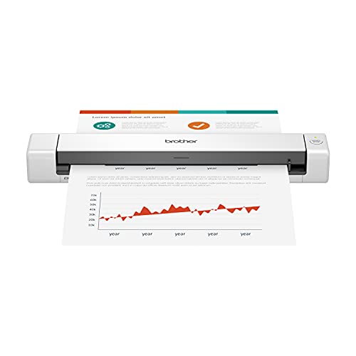 Brother DS-640 Compact Mobile Document Scanner, (Renewed Premium) -
