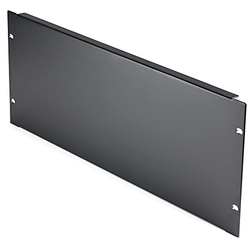 StarTech.com 4U Blank Panel for 19 inch Rack, Enclosures & Cabinets, Rack Mount Blanking Panel for Server/Network Racks -