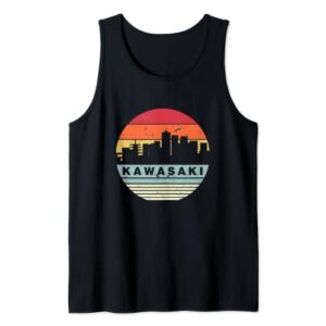 Vintage Kawasaki Skyline Silhouette Tank Top -