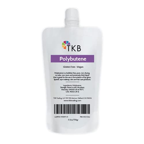 TKB Polybutene | Clear Additive Cosmetic Ingredient for DIY Makeup (5.5oz (156g)) -