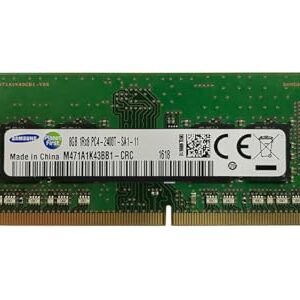 SAMSUNG M471A1K43CB1-CTD 2666MHz Memory Modules (8GB, 1 x 8GB, DDR4, 2666 MHz, 260-Pin SO-DIMM, Black, Green) -
