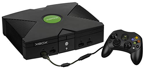 Microsoft Xbox System Bundle w/ 2 Controllers & DVD Remote -