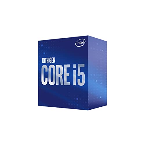 Intel Core i5-10400 Desktop Processor 6 Cores up to 4.3 GHz LGA1200 (Intel 400 Series Chipset) 65W, Model Number: BX8070110400 -