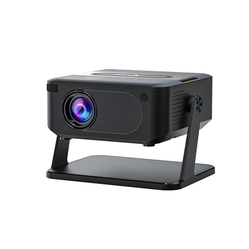 4K Projector with Auto Focus 10000 Lumens WiFi Bluetooth Portable Home Theater Movie Projector for Outdoor Camping Gaming Bedroom -