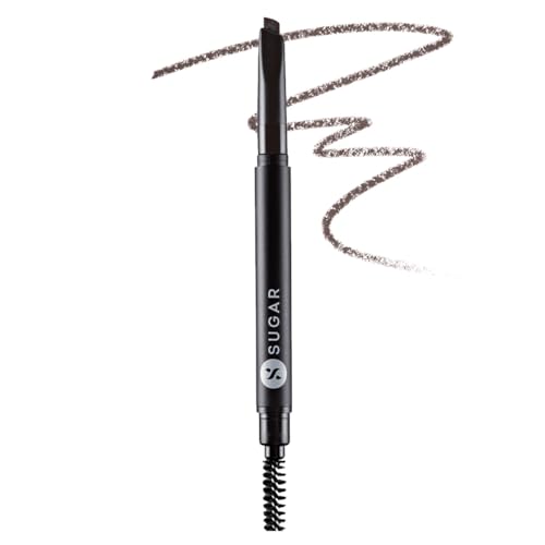 Sugar Cosmetics Arch Arrival Brow Definer02 Taupe Tom (Grey Brown) Long-Lasting, 12hr coverage, built-in spoolie -