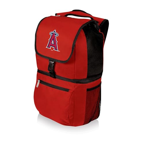 MLB Los Angeles Angels Zuma Backpack Cooler - Soft Cooler Backpack - Lunch Cooler -