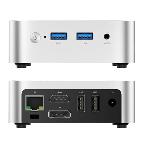 ACEMAGIC Vista V1 N97 Mini PC,16GB DDR4 RAM 512GB SSD Mini Computer,12th Gen N97(Beat N150/N100/N95,up to 3.6GHz),Small Desktop Computer 4K Dual Display/WiFi/VESA for Home/Office,Preinstalled Win11Pro -