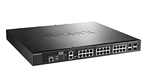 D-LINK SYSTEMS DXS-3400-24SC 24-Port Lite Layer 3 Stackable 10GbE Managed Switch -