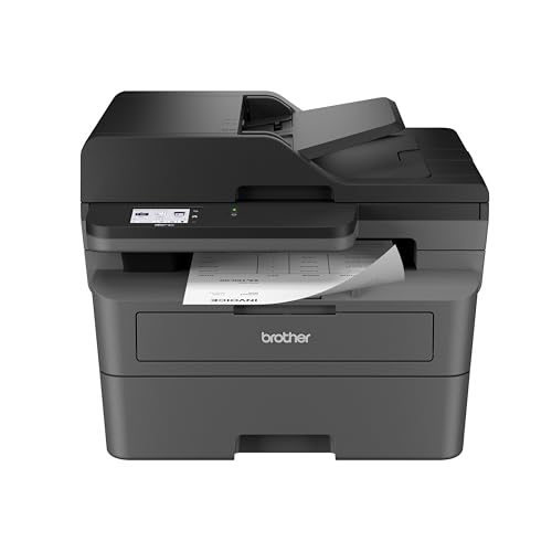 Brother MFC-L2820DW Wireless Compact Monochrome All-in-One Laser Printer with Copy, Scan and Fax, Duplex, Black & White | Includes Refresh Subscription Trial(1), Works with Alexa -