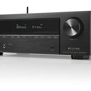 Denon AVR-X1700H 7.2 Channel AV Receiver - 80W/Channel, Advanced 8K HDMI Video w/eARC, Dolby Atmos, DTS:X, Built-in HEOS, Amazon Alexa Voice Control -