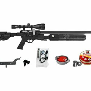 Wearable4U - Hatsan Factor RC PCP .22 Caliber Air Rifle with Scope and Pack of 250x Pellets Bundle -