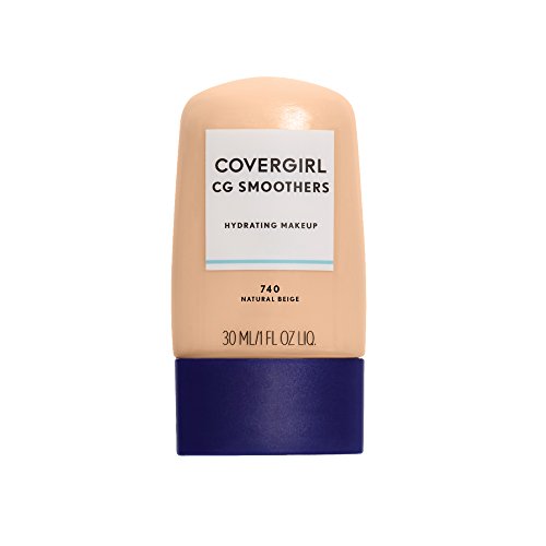 COVERGIRL Smoothers Hydrating Makeup Foundation, Natural Beige (packaging may vary), 1 Fl Oz (Pack of 1) -