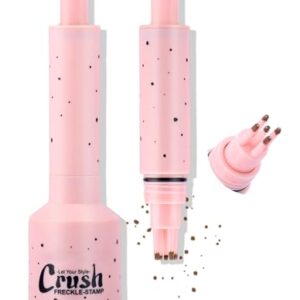 Jutqut Freckle Stamp, Liquid Freckles Pen, Faux Freckle Makeup Pen, Long Lasting, Waterproof, Quick Dry, Lifelike Magic Freckles Tattoo Marker for Natural Sunkissed Makeup #01Light -