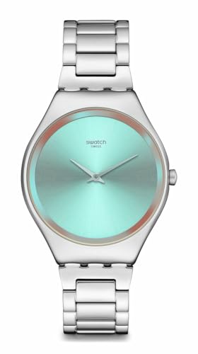 Swatch Casual Watch Grey Quartz Stainless Steel The GLOW of IRONY -
