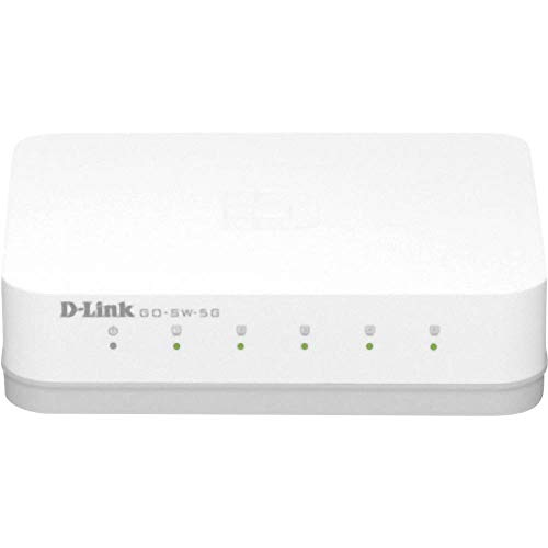 D-Link 5-Port Gigabit Easy Desktop, GO-SW-5G_E -