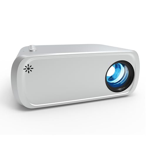 Mini Projector, Projector with WiFi and Bluetooth, Portable Movie Projector for Outdoor use, Built-in Speaker, 1080P Support Small Bedroom Video Projectors VF27003JSX -