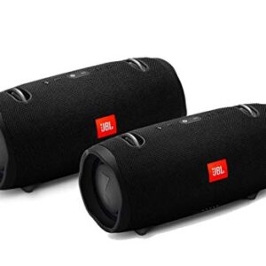 JBL Xtreme 2 Portable Wireless Bluetooth Speakers - Pair (Black) -