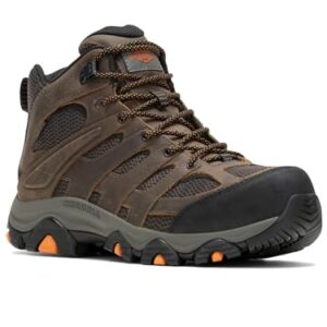 Merrell Men's Moab Vertex 2 Mid Waterproof Carbon Fiber Construction Boot, Earth, 7.5 -