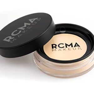 RCMA Makeup Premiere Loose Powder Amber – Talc-Free – Blurring, Oil-Control, No Flashback, Vegan & Cruelty-Free – 0.5oz -
