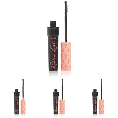 Benefit Cosmetics Roller Lash Super Curling & Lifting Mascara in Black 0.3 oz (Pack of 4) -