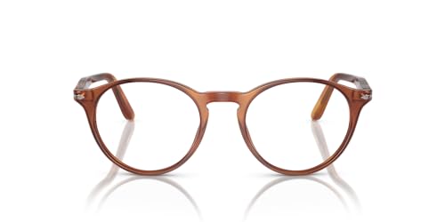 Persol PO3092V Round Sunglasses, Terra Di Siena/Demo Lens, 48 mm -