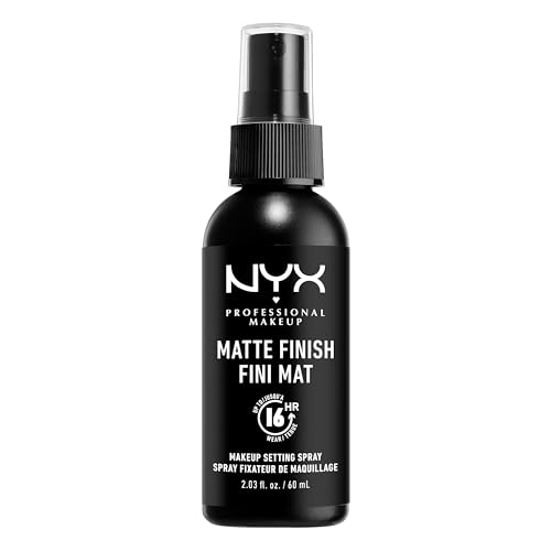 NYX PROFESSIONAL MAKEUP Makeup Setting Spray - Matte Finish, Long-Lasting Face Mist for up to 16HR Wear, Vegan Formula -